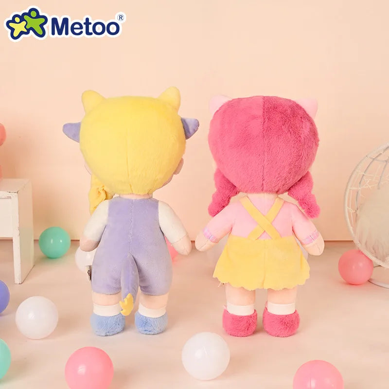 Metoo Doll Original New Style Plush Figure Toys Dinosaur Plush Dolls Bear Cute Girl Kid Toys Christmas Birthday Gift