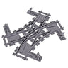 City Trains Train Rail Crossing Track Rails Soft Tracks Cruved Straight Railway Building Blocks Bricks DIY Toys For Children Boy