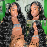 Luvin 250% Body Wave 13x6 HD Lace Front Human Hair Wigs 30 Inches Transparent 5x5 Glueless Ready To Wear 13x4 Lace Frontal Wig