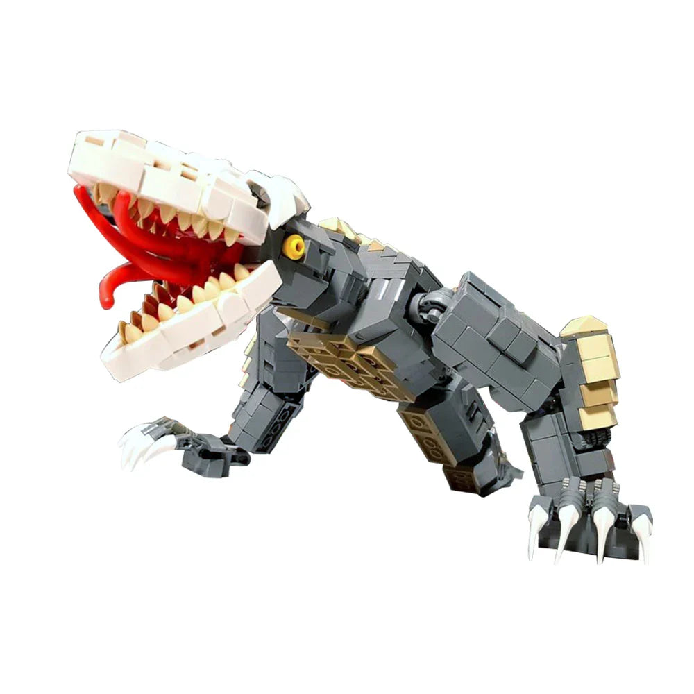 632PCS MOC Movie Kaiju Skull Crawler Model Soft Building Blocks Monster Kong Skull Island For Kid Birthday Educational Toys