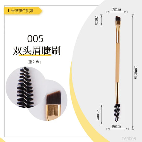 T-ARTE Makeup Brushes Powder Foundation Blusher Eyeshadow Brushes Professional Natural Animal Hair Bamboo Handle Make Up Tools