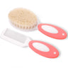 Baby Hair Brush Set for Newborn Toddlers Soft Bristles Cradle Cap Brush Gift Baby Care Accessories Infant Bathing Soft Comb