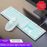 Cool Backlit Floating Button Design 104 Keys Waterproof And Dustproof Ergonomic Gamer Mouse And Keyboard And Headset Kit