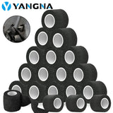 96/48/24/10/6/3pcs Black Tattoo Grip Bandage Cover Wraps Tapes Disposable Adhesive Waterproof Finger Protect Tattoo Accessories