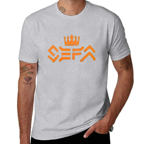 New Sefa merch T-Shirt plain t-shirt kawaii clothes t shirt man funny t shirts for men