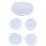 DIY Crystal Epoxy Resin Mold Irregular Oval Tray Coaster Mirror Silicone Mold For Resin Fruit Plate Disc Home Decoration Molds