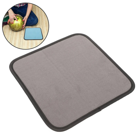 Microfiber Bowling Cleaning Towel Microfiber Bowling Shammy Pad With EZ Grip Non-Slip Bowling Ball Shammy Pad For Cleaning