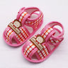 Baby Sandals Toddler Boy Girl Bear Pattern Hollow Sandals Cotton Infant Soft Sole Shoes First Walker Anti-slip Shoes