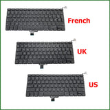 New Replacement Keyboard For Macbook Pro 13" A1278 Keyboard UK US RU DE PT CH SE HU NO DK KR Layout 2009 2010 2011 2012 Year