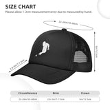 Player Billiards Ball Black Dad Hat Fashion Mesh Hat Adjustable Baseball Cap for Men Womens