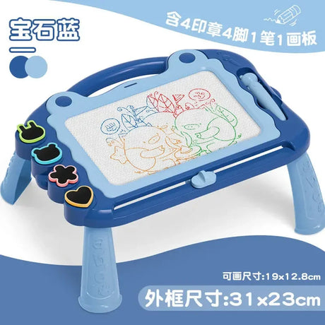 Montessori Toys Baby Magnetic Blackboard Learning Paint Magnetic Writing Tablet Children's Children's Drawing Board for Kids 2 3