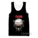 New Fashion Women/Men's 3D Print kreator  Tank Tops Harajuku  Vest  Summer Undershirt Shirts Streetwear