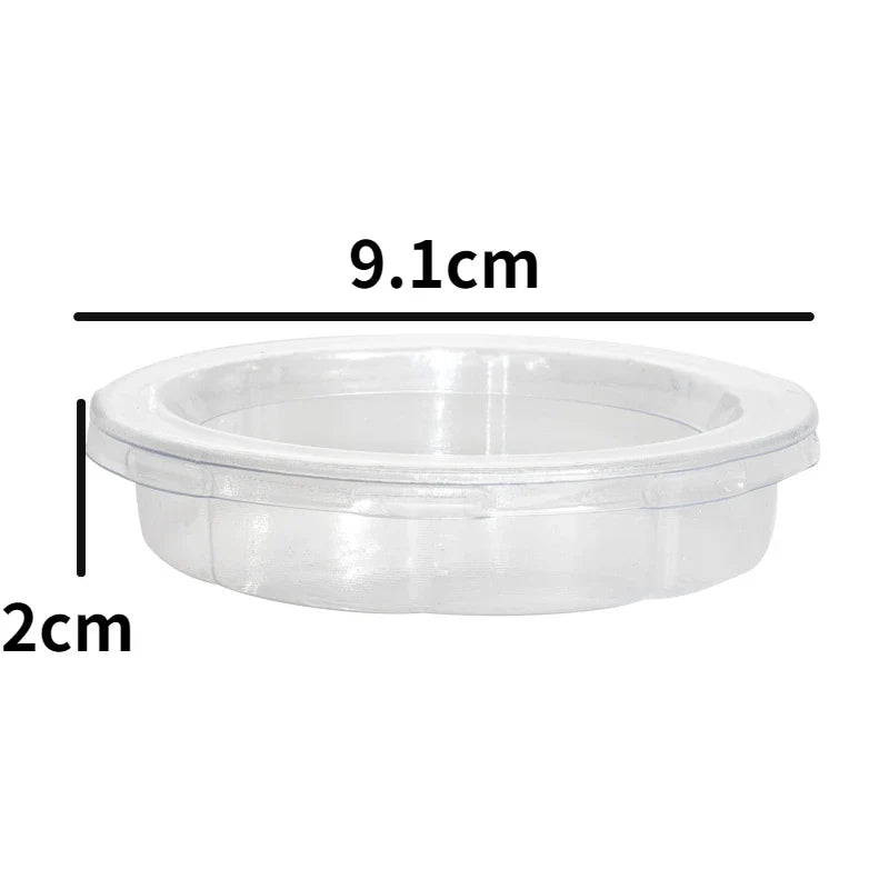 Reptile Accessories Feedding Bowl Insect Spider Ants Nest Snake Gecko Food Water Feeding Bowl Terrarium Feeder Pets Supplies