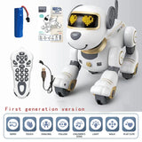 Programming Remote Control Dog Robots Toys Kids Girls Music Dancing Robotic Children Simulation RC Animals Boys Puzzle Smart Pet