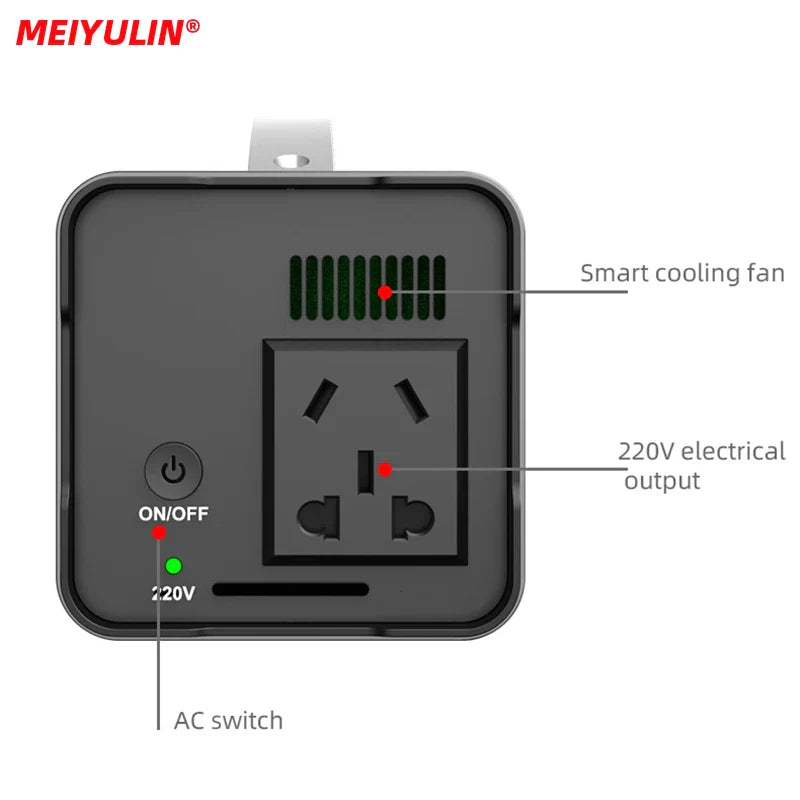 32000mAh Portable Power Station Solar Generator 200W 220V Emergency Charging External Battery Power Supply For Outdoor Camping