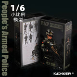 KADHOBBY 1/6 SWAT Set Army Chinese WU Police Multi-joint Movable PVC Military Model 12Inch Male Soldier Action Figure Body Dolls