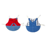 Rabbit Clothes Denim Jacket Cute Bunny Vest Harness Leash Collar Rabbit Clothing Suit Ferret Bunny Hamster Small Pet Supplies