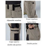 Men's Cargo Pants Multi Pockets Work Trousers Casual Tactical Pants Male Outwear Straight Autumn Winter Wear-resisting Trousers