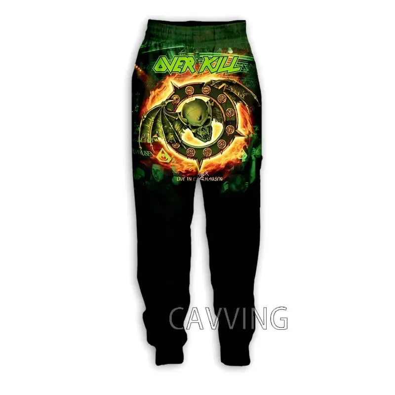 New Skull Band Y2k Pants Man Sweatpants Fashion 3D Print Mens Tennis Casual Sports Straight Jogging Men's Tracksuit Trousers