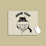 Mouse Mat Cat Mause Pad Cute Cartoon Gaming Pad Anti-slip Padding Office Accessories for Desk Simple Mousepad Small Table Pads