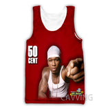 New Fashion Women/Men's 3D Print Rapper 50 Cent Tank Tops Harajuku  Vest  Summer Undershirt Shirts Streetwear  H01