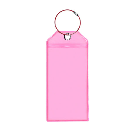 Fashion Travel Luggage Tags Baggage Name Tags Suitcase Address Label Holder Transparent Luggage Tag Travel Accessories