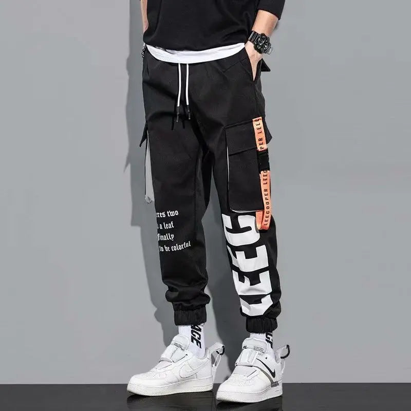 Hip Hop Cargo Pants Men Streetwear Cotton Joggers Fashion Sweatpants Male Casual Harem Trousers Summer Harajuku Pants Men Women