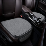 Summer Flax Car Seat Cover Front Rear Full Set Choose Auto Seat Cushion Linen Fabric Seat Pad Protector Car Interior Accessories