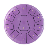 8 Inch Steel Tongue Drum 11 Notes Handpan Drum with Drum Mallet Finger Picks Percussion for Meditation Yoga