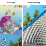 1pc Baby Play Mat 120*90cm Children Picnic Mat Waterproof Outdoor Indoor Carpets Gift Educational Kids Rug Activity Game Gym Toy