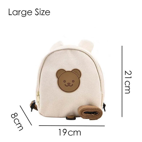 Korean Kids Backpack Round Kawaii Children's Handbags for Girl Kindergarten Boy Schoolbag Cartoon Bear Bunny Toddler Bag