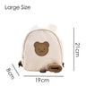 Korean Kids Backpack Round Kawaii Children's Handbags for Girl Kindergarten Boy Schoolbag Cartoon Bear Bunny Toddler Bag