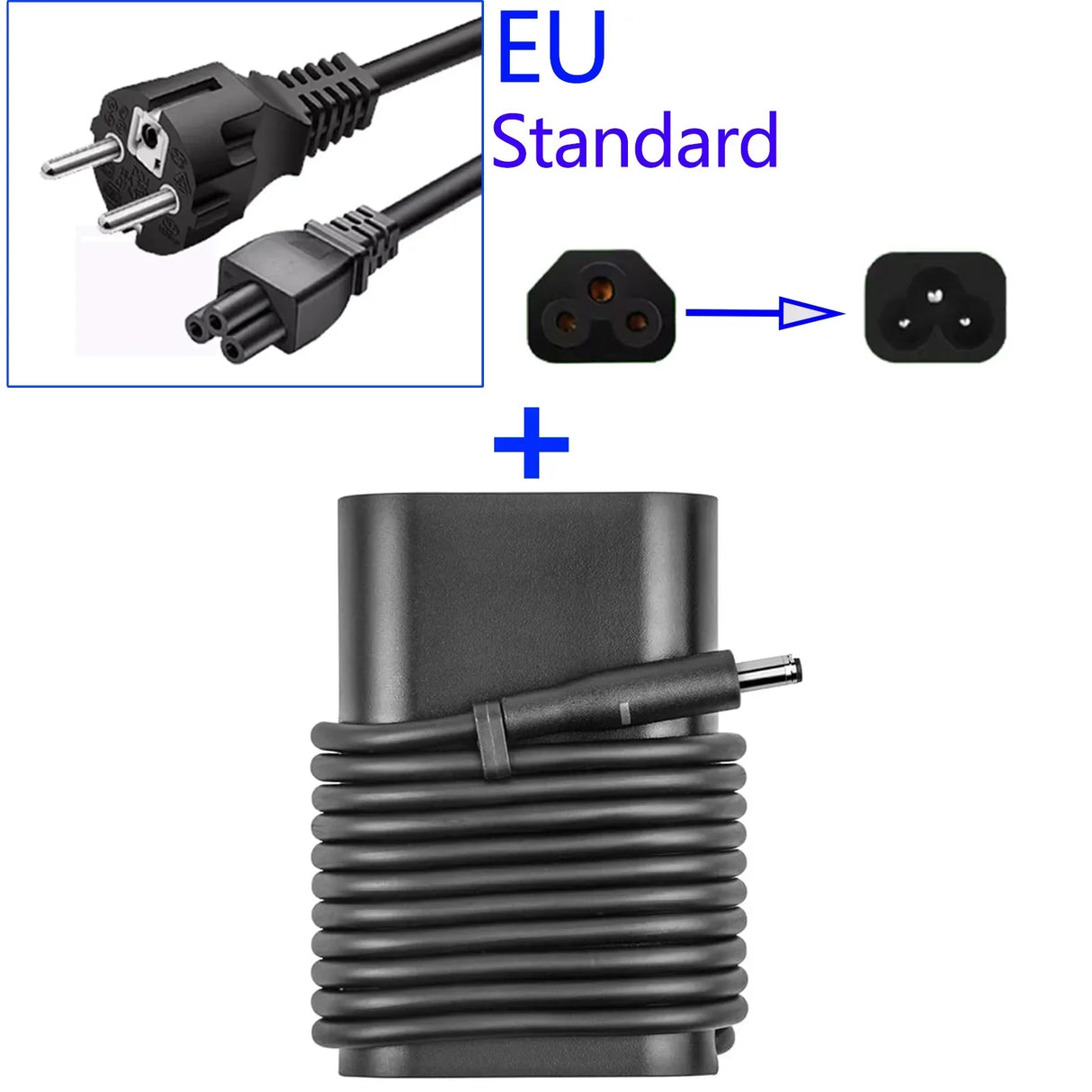 19.5V 2.31A 45W 4.5mm*3.0mm Laptop Ac Adapter Charger For Dell Vostro 14 3458 3459 5459 5468,15 3558 3559 5568,D0KFY X9RG3 CC0DT