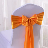 10/50/100pcs Satin Chair Bow Sashes Wedding Chair Knots Ribbon Butterfly Ties For Party Event Hotel Banquet Home Decoration