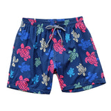 Turtle Shorts For Men Swimming Trunks Summer Four Sides Elastic Waterproof Quick Drying Beach Board Shorts Fitness Plus Size