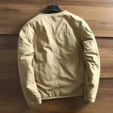 Men's Parkas Thick Cotton Coat Jacket Autumn Winter Retro Women Jackets V-neck Long Sleeves Pockets Single-breasted Tops