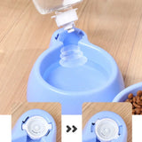 1.8L/500g Cat Automatic Feeder Mushroom Shape Water Bottle Cat Bowl Feeding & Watering Supplies Dog Water Dispenser Pet Products