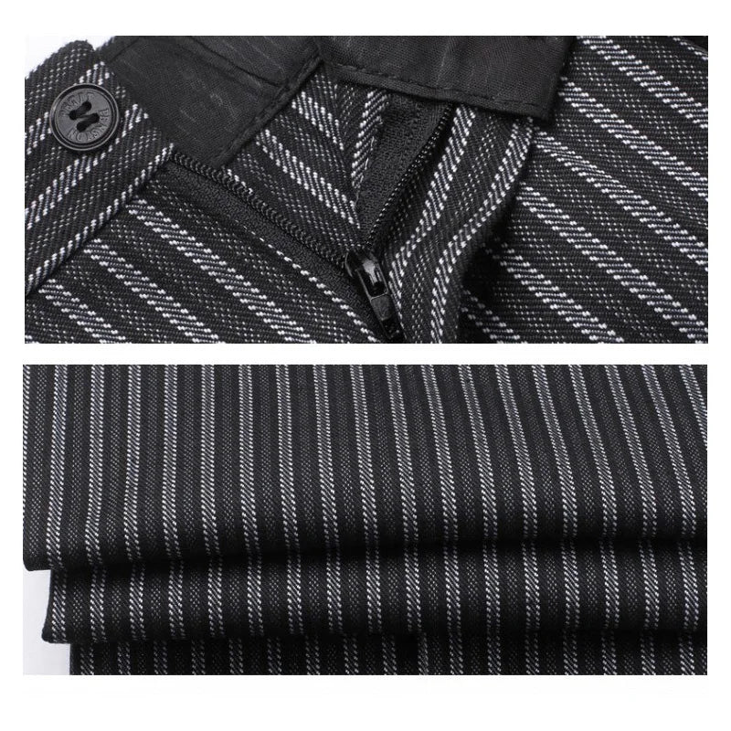 Chef Pants for Men Restaurant Kitchen Unisex Cook Works Catering Elastic Trousers Chef Zebra Pants Chef Bottoms Uniform Men