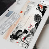 Mouse Pad Gaming Chinese Ancient Painting XL Mousepad XXL keyboard pad Natural Rubber Soft Non-Slip Office Accessories Mice Pad