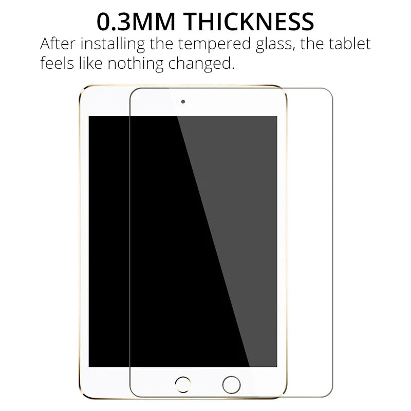 Tempered Glass For Apple iPad Mini 1 2012 7.9 A1432 A1454 A1455 Anti- Scratch Full Coverage Tablet Screen Protector Film