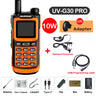 2024 Baofeng UV-G30 Pro Walkie Talkie Long Range Portable 1000 Channel Ham FM Radios UHF VHF USB-C Charge 2-Way Radio Waterproof