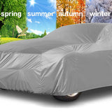 M Car Cover Waterproof Snowproof and UV Proof Universal Car Cover for Outdoor Indoor Breathable Auto Cover Full Car Car Shield