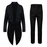 New Men's Tuxedo Suits Set Classic Formal Tailcoat Tuxedo 2 Pcs Sets Men Fashion Party Wedding Prom Clothing Male (Jacket+Pants)