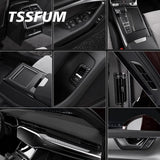 Car Interior Carbon Fiber Full Set Sticker for Audi A7 A6 C8 Allroad Avant 19-23 Gear Shift Panel Cover Interior Trim Accessorie