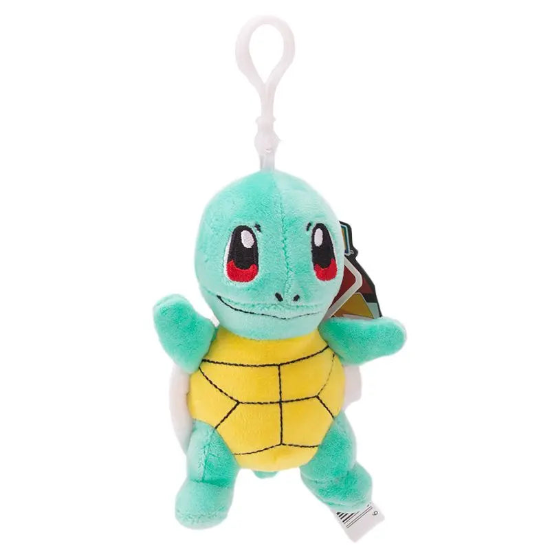 Pokemon Plush Keychain Action Figure Pikachu Key Chain Psyduck Bulbasaur Keyring Backpack Plushies Pendant Bag Accessories Gift