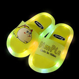 Cartoon Unicorn Animals luminescence Shoes Children’s Boys Girls Slippers Lighted Fashion Cute Shoes Toddler Slippers For Kids