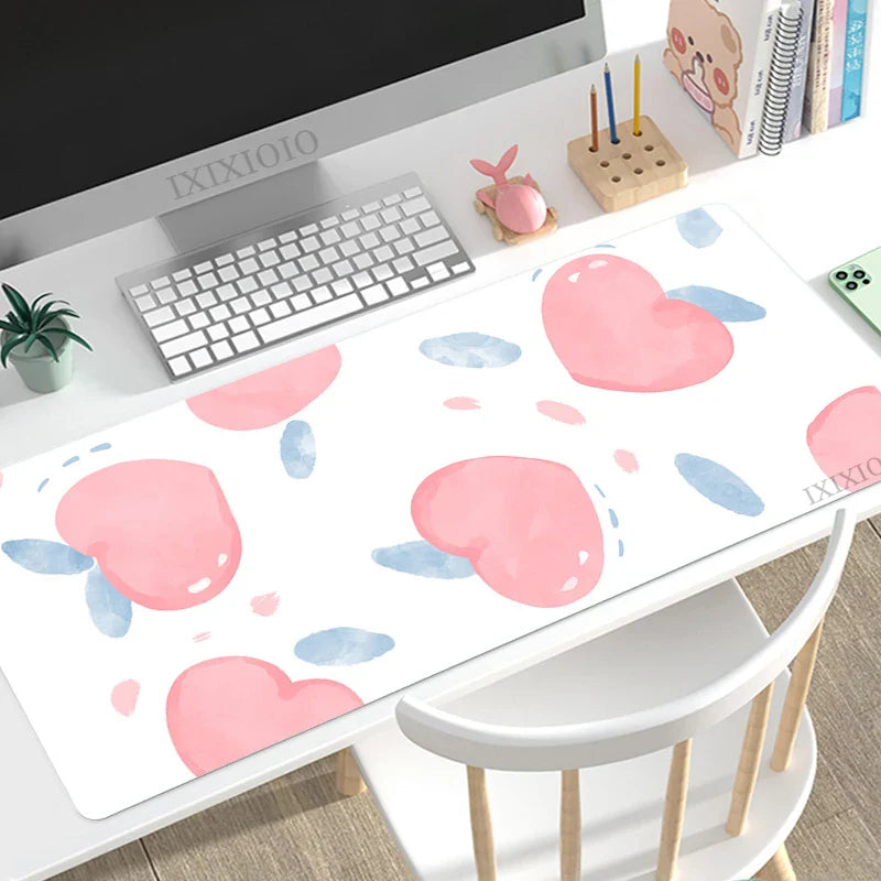 Mouse Pad Gaming Kawaii Cute Fruit XL Custom Computer Mousepad XXL keyboard pad Office Carpet Soft Office Accessories Mice Pad