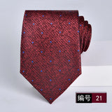 ties for men 2024 Luxury Wine Red Groom Wedding Accessories Dot Stripe gravata 8cm Necktie Kravaty Corbatas De Hombres