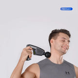 New Multi-function Fascia Gun Muscle Vibration Massager Low Noise Multiple Massage-Belt and Head Body Relaxer Massage Gun