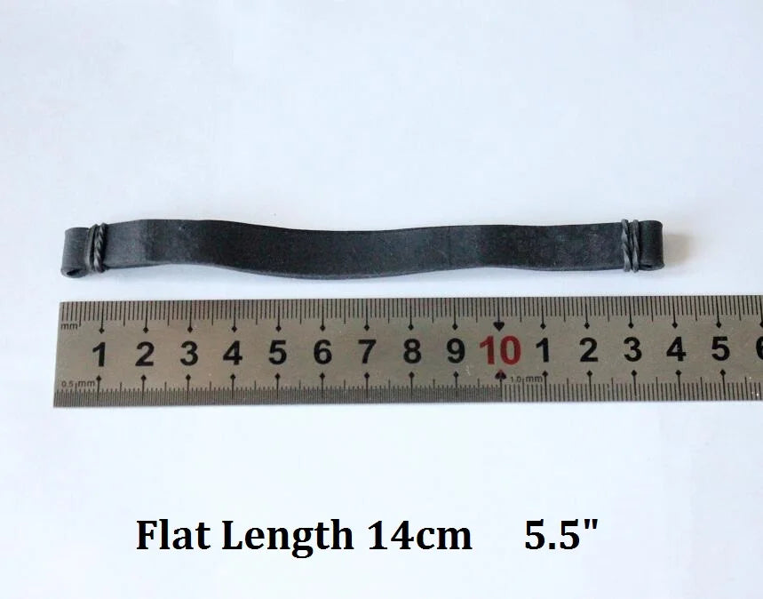 Flat Length 14cm Black Elastic Rubber Band Heavy Duty Strong Large Industrial Packing Tie